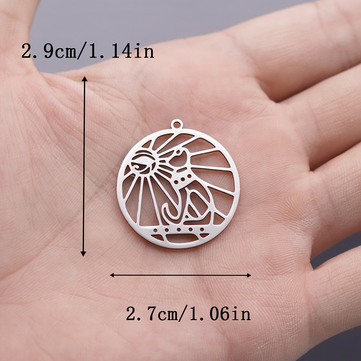 3pcs Eye of Horus Charms for Ancient Egyptian Jewellery Making